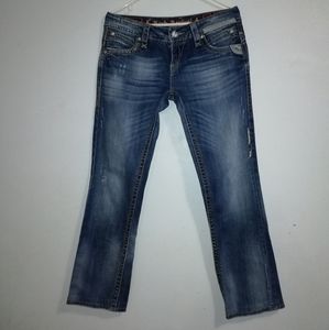 Rock Revival Gwen Straight Denim  Jeans Size 28 Women